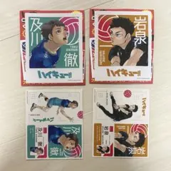 ハイキュー!!フォトカード＆ステッカー及川徹 岩泉一 青葉城西