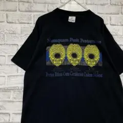 USA製90sヴィンテージTシャツ！シングルステッチ　ブラック半袖古着L716