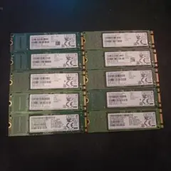 【10枚セット】SAMSUNG M.2 SSD 128GB 正常診断