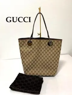 GUCCI グッチ トートバッグ バッグ GG キャンバス オールドグッチ ※