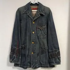 Levi's red loop カバーオール M デニムジャケット 金ボタン付き