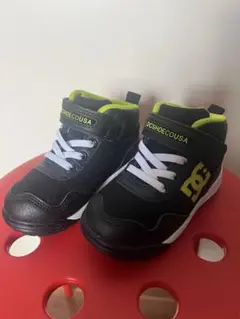 DC SHOE キッズスニーカー ブラック/ライム US 1