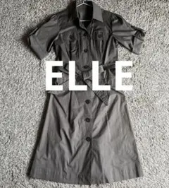 ELLE 半袖 シャツワンピース