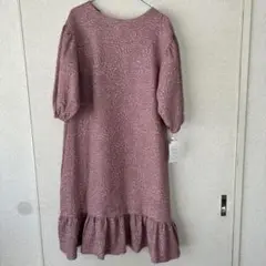 新品　バラピンクワンピース