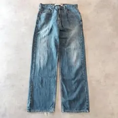 リーバイス569 Levis W32 ブルーデニム 00s 青 ヒゲ 15242