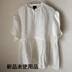 新品未使用品 オオカミとフクロウリネンブラウス