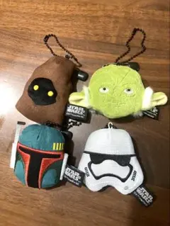 スター・ウォーズ ぬいぐるみストラップ 4点セット