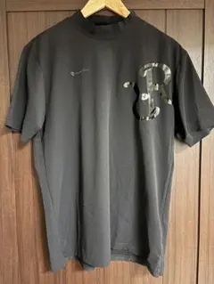 ［値下実施］レザレクション モックネック半袖Tシャツ ブラック サイズ：L