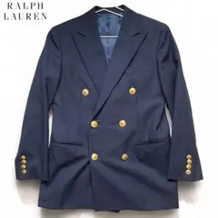 極美品 Ralph Lauren レディース 紺ブレ ダブル 金ボタン 9号