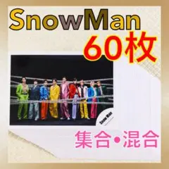 【公式写真60枚セット】　Snow Man　集合、混合　まとめ売り　　L480