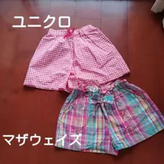ユニクロ・マザウェイズ チェック柄　セット