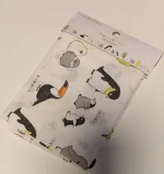 鳥まみれ 手ぬぐい風タオル（ペンギン・オカメインコ・文鳥・オニオオハシ）