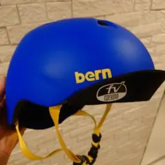 BERN バーン ヘルメットキッズ　 NINO　ブルー青