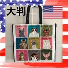レア 新品 from USA 猫 ねこ エコバッグ トートバッグ 人気 cat
