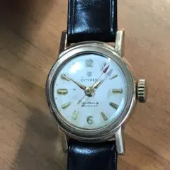 希少! CITIZEN 14K GF オシャレな 手巻き レディース 腕時計