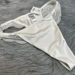 s2362♪テロんテロ♪オフ白Re: by Reinest♪Tバックショーツ♪M