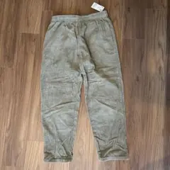 新品未使用　ベージュ コーデュロイ シェフパンツ Lサイズ