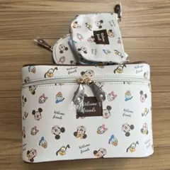 バニティポーチ　３点セット　ディズニーフレンズ