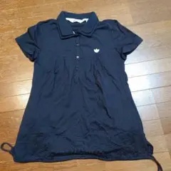 adidas originals ネイビー ポロシャツ Mサイズ 半袖