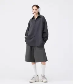 新品タグ付き　ソエルテ　サイドジップスウェットハーフパンツ