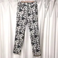 【未使用品】マスターバニーエディション リバティ柄 ストレッチ スリムパンツ