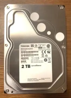 東芝 TOSHIBA MD03ACA200V（3.5インチ HDD 2TB）