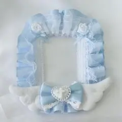 [硬質ケース]水色 天使の羽 オタ活 推し活