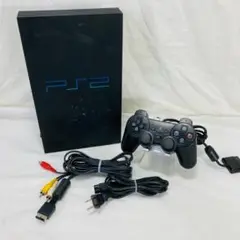 動品 PS2 SCPH-30000 本体 一式 コントローラー 映像コード
