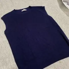 Twelve Twelve ネイビー ノースリーブニット