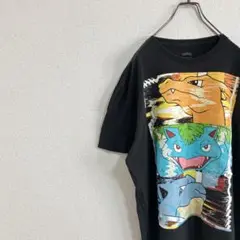 【大きめ】POKEMONポケモン　リザードン　フシギバナカメックスTシャツ　XL