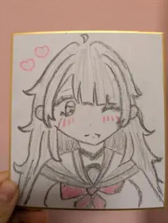 色紙 イラスト