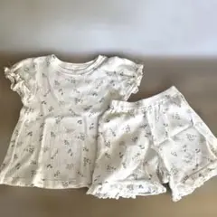 après les cours 花柄パジャマセット 110cm