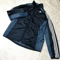 ★アディダス adidas★高品質 ジップジャケット ビッグ ゴルフ 3本ライン
