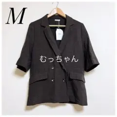【新品】 しまむら 田中里奈 mysa テーラード ジャケット M ブラウン