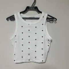 FOREVER 21 ハート　タンクトップ　M