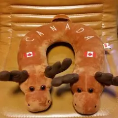 激レア カナダのトナカイ型ネックピロー