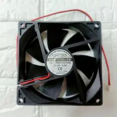 ★冷却ファン サイレント リングブレード DC24V 0.14A ブラック