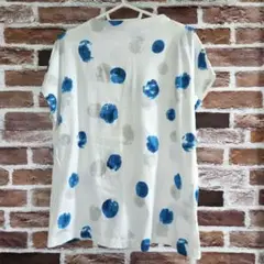 週末SALE♥TAKASHIMAYA 水玉模様 ボトルネック ノースリーブ