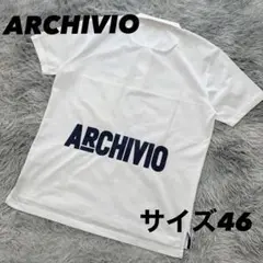 超美品　アルチビオ　ポロシャツ　半袖　胸ポケット　ホワイト　サイズ46