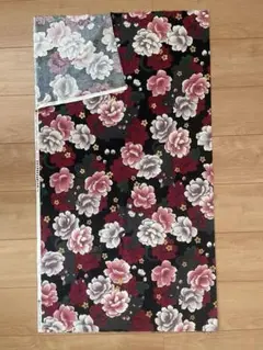 ＊QUILT GATE 黒猫と牡丹 シーチング生地HR310-11＊
