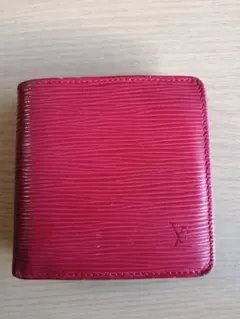 正規品!ルィヴィトンエピポルトモネ二つ折り財布 レッド