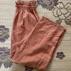 新品タグ付き　Bou Jeloud ウエストスピンドルワイドパンツ　レディース