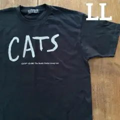 ミュージカル CATS オフィシャル公式 オールド古着 プリントTシャツ LL