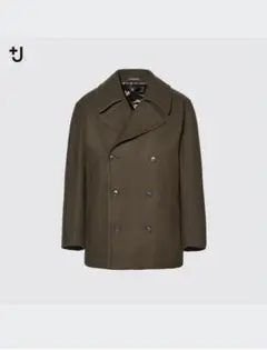 ユニクロ UNIQLO ウールブレンドピーコート Sサイズ +j