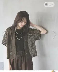 グローバルワーク レースシャツ 半袖