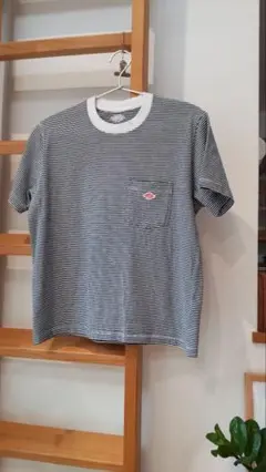 DANTON ストライプ 半袖Tシャツ34