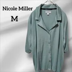 ★美品★Nicole Miller 【M】半袖シャツ