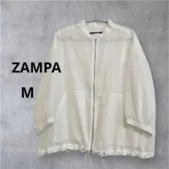 ZAMPA ザンパ 七分袖 トップス ホワイト Mサイズ 羽織り