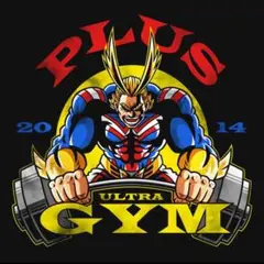 【タンクトップ】　PULS ULTRA GYM　オールマイト　ジム　ブラックL