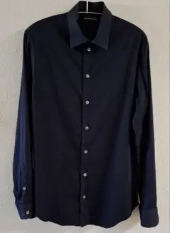 【EMPORIO ARMANI】アルマーニ ネイビー 長袖シャツ